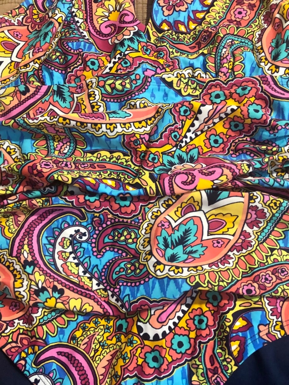 Ellen Tracy Multi-Color Swimsuit - Picture 3 of 6